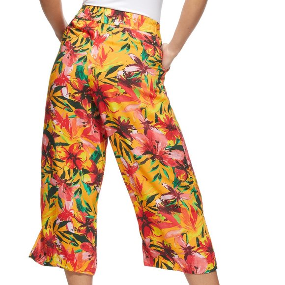 New Wide Leg Crop Capris Pant - Picture 3 of 9